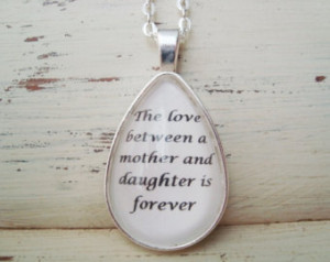 the love between a mother and daughter is forever, mother jewelry ...