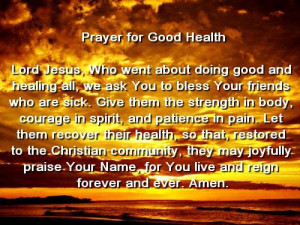 prayer for the sick to be healed | prayers for mental illness recovery ...