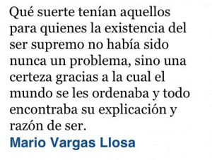 Frase de mario vargas llosa