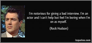 More Rock Hudson Quotes
