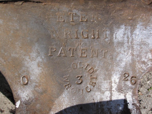 peter wright anvil markings