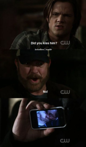 Supernatural: Bobby and Crowley xD “Why’d you have to take a ...