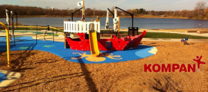 Pirate Ship by KOMPAN at Round Lake Park, Eden Prairie, MN