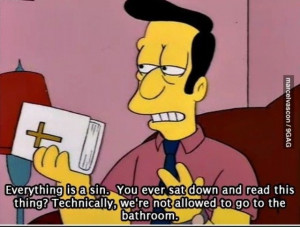 Everything! #Simpsons #atheist meme