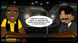 ... making Mayweather look bad; Mayweather is making Mayweather look bad