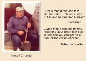 ... Day, Teach A Man To Fish And He Can Feed Himself… ~ Sports Quote