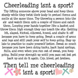 ... competitive cheerleading totally power focus strength girls dangerous