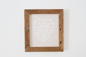 ... picture frames paper cut heart quote on reclaimed barn wood frame