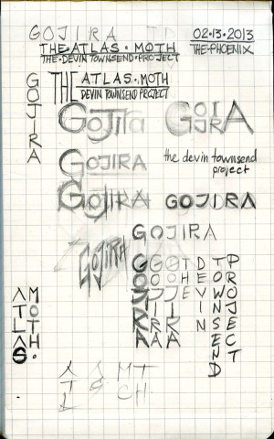 Gig Poster : Gojira / February 13, 2013 by admin