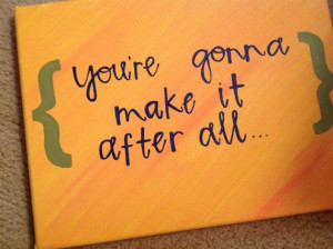 quote art you re gonna make it after all perfect gift or wall decor ...