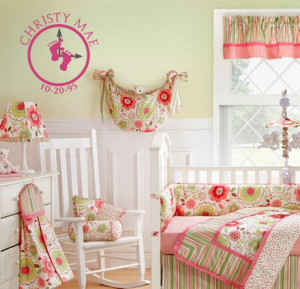 Birth Time Clock Wall Decal