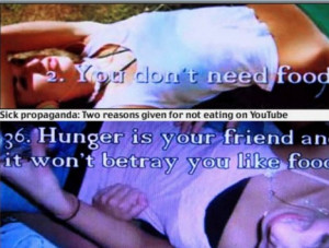 ... as anorexia and bulimia are a 