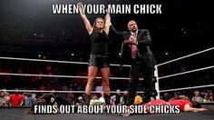 When Your Main Chick Finds Out About Your Side Chicks | Wrestling ...