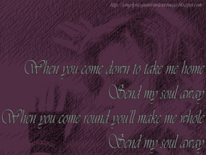 Out Of Exile - Audioslave Song Lyric Quote in Text Image