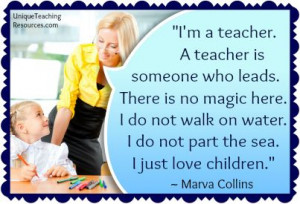 teacher. A teacher is someone who leads. There is no magic here ...