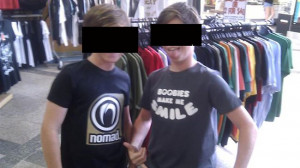 CAUSING OFFENCE: Some of the T-shirt designs that have raised the ire ...