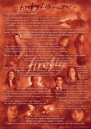 Memoriable Quotes From Firefly and Serenity