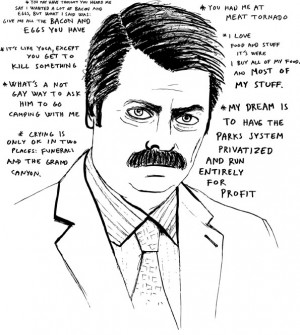 Ron Swanson Anti Government Quotes picture