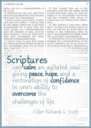 Quotes On Scripture Study LDS