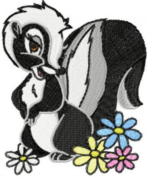 Decal For Sale Flower Skunk Bambi The From