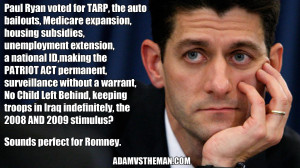 Although Paul Ryan is a Tea Party favorite who quotes Ayn Rand, his ...