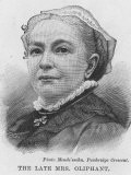 Portrait of English Writer Mrs. Margaret Oliphant, Photographic Print