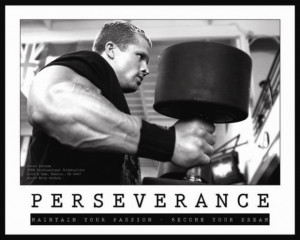Perseverance Quote on Fitness