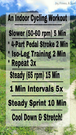 Indoor Cycling Workout (60 minutes)