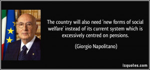 The country will also need 'new forms of social welfare' instead of ...