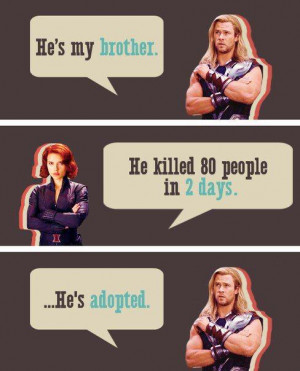 Meme Week: Avengers Thor and Black Widow Talk About Loki