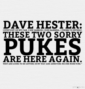 Dave Hester talks about Jarrod and Darrell. http ...