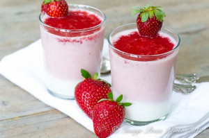 Strawberry Mango Frozen Yogurt