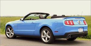 Mustang Convertible Red With Black Top Fvl