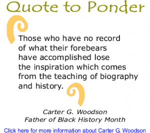 carter g woodson black history month