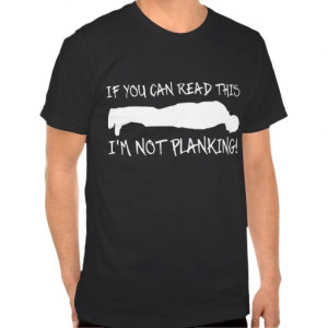 Planking Funny Shirt