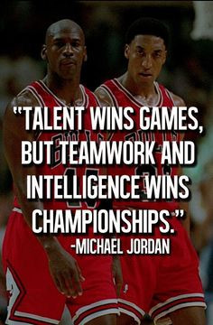 Michael Jordan Motivational Quotes about Teamwork