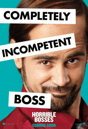 Horrible Bosses Film Poster Colin Farrell