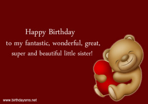 Little Sister Birthday Quotes Funny