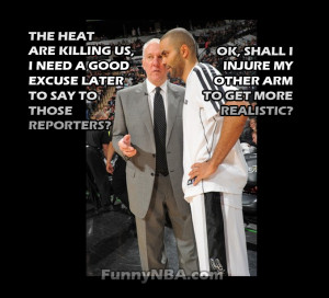Heat Spurs Finals Game Popovich Tony Parker Funny Nba
