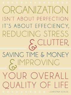 Improve your quality of life #Declutter #Organise More