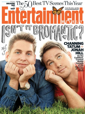 ... cover: Jonah Hill and Channing Tatum get bromantic for '22 Jump Street