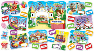 Super-Duper Theme Park Bulletin Board
