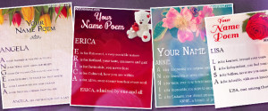 Acrostic Name Poem Maker With Photo