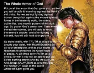 Put on the Armour of God