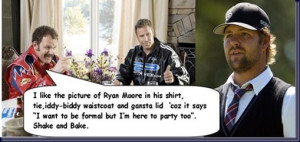 Dear Lord Baby Jesus, We Give Thanks For Ryan Moore. Shake and Bake