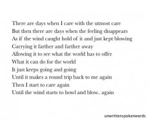 Wherever the wind blows me