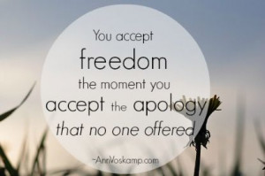 Freedom from unforgiveness...