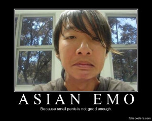 Asian Emo - Demotivational Poster