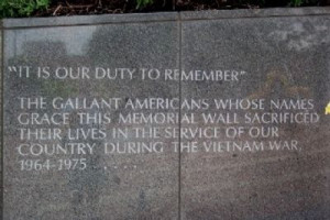 Vietnam War Memorial Quotes