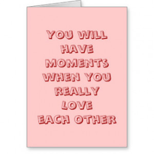 Funny Wedding Sayings Cards & More